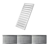 Grille De Drainage De Canal en Acier Inoxydable, Siphon De Sol D'égout Extérieures, Couvertures De Drainage De Tranchée en Métal pour Garage(58 * 20cm/22.8 * 7.9in)