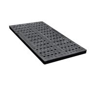 Grille de drainage de débordement Grille de drainage en PEHD, plate-forme de fossé de drainage de voie carrée, filtre de fossé de drainage en béton de garage/trottoir Grille de piscine(50*30*3cm)