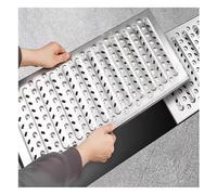 Grille De Drainage De Sol Et Crépine Grilles De Drainage Antidérapantes pour Cuisine Installation Facile pour Cour, Égout, Trottoir, Parc, Jardin, Terrasse(1 Piece,W 35cm(13.8 in))