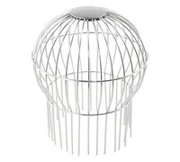 Grille de drainage de toit en acier inoxydable 304, protection de gouttière anti-blocage qui empêche les feuilles, les brindilles, la mousse et les débris de boucher les tuyaux de descente