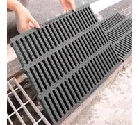 Grille de drainage d'extérieur pour tranchées, 20/30/40 cm, couvercles de canalisation, grilles lourdes pour terrains de sport, cours, entretien du jardin