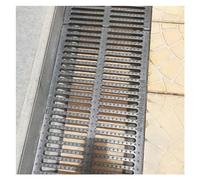 Grille de drainage d'extérieur robuste - Grille de tranchée antidérapante pour béton, drains en vrac, idéale pour les cours et les jardins, solution efficace de drainage de l'eau