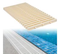 Grille de Drainage Efficace pour Piscine, Bande de Couverture Durable et réparable, Tapis en Plastique PP pour Solutions de Drainage d'eau intérieures/extérieures