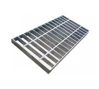 Grille de drainage en acier galvanisé | 39,4x7,9-13,8 pouces for gouttière de drainage d'égout de garage : drainage extérieur(100x20cm/39.4x7.9in)