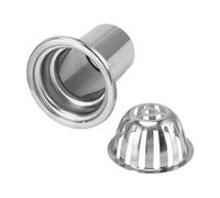 Grille de drainage en acier inoxydable pour balcon, toit, sol, filtre à déchets, gouttière, jardin