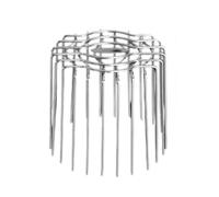 Grille de drainage en acier résistant aux hautes températures - Anti-oiseaux - Entretien facile - Installation simple - Pour usage domestique - Filtre de vidange de cuisine anti-insectes