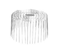 Grille de drainage en acier résistant aux hautes températures - Anti-oiseaux - Entretien facile - Installation simple - Pour usage domestique - Filtre de vidange de cuisine anti-insectes