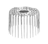 Grille de drainage en acier résistant aux hautes températures - Anti-oiseaux - Entretien facile - Installation simple - Pour usage domestique - Filtre de vidange de cuisine anti-insectes