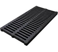Grille de drainage en plastique Couvercle de canal Drainage, couvercles vidange gouttière rectangulaires for allée, éviers salle bains, filtres tempête en plastique(50x35x3cm/19.5x13.65x1.17in)