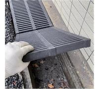 Grille de drainage extérieure amovible et antidérapante for garage et allée.(L 50cm X W20cm X H3cm)