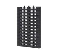 Grille de drainage extérieure en plastique, grille de drainage antidérapante de 9 mm d'épaisseur, protection de gouttière for jardins, garages et aires de jeux(Light Gray,25x30x2.5cm/9.8x11.8x0.9in)
