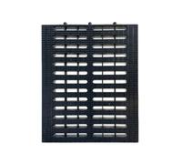 Grille De Drainage Extérieure en Plastique Polymère Durable, Grande Grille Rectangulaire for Tranchée, Cour, Trottoir, Grille De Drainage for Allée(20x30x2.5cm)