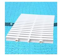Grille de Drainage Flexible pour Piscine, Couvercle de caniveau Blanc modulable pour Salle de Bain, Siphon de Sol en Plastique pour Usage intérieur/extérieur, 18 x 100 cm