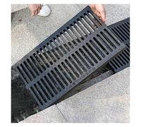 Grille de drainage for débordement, grille de drainage for fossé, grille de drainage for allée, grille de drainage for fossé d'eau de pluie for garage/trottoir, panneau de tranchée extérieur en PEHD,