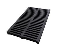 Grille de Drainage Grille De Drainage Extérieure en Plastique Polymère, Couvercle De Drainage À Haute Capacité De Charge pour Terrasse, Jardin Et Cour(50x38x3cm/19.7x15x1.2in)