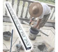 Grille de Drainage, Kit de Drainage de Canal en Acier Inoxydable 304 argenté, Plusieurs Tailles, for extérieur(7x3cm//2.7x1.2in)