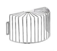 Grille de drainage latérale, butée pour évacuation extérieure en acier inoxydable, évacuation murale pour feuilles, anti-blocage et anti-rats (210 mm)