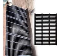 Grille De Drainage pour Allée, Système De Grille De Drainage De Tranchée De 25/30/40/50/60 Cm De Large pour Douche De Jardin, Plaque De Crépine D'égout en Plastique Robuste, 50cmx40cmx3cm