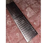 Grille de Drainage Robuste en Acier Inoxydable avec Trous de Drainage, de 23 Pouces de Long, adaptée aux Regards de tranchée extérieurs pour patios, Cuisines, Jardins, sols en béton, etc.