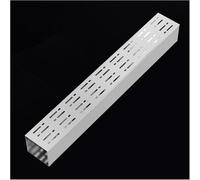 Grille de drainage robuste en acier inoxydable de 1 m avec couvercle en métal pour terrasses, allées et piscines, solution fine de gouttière extérieure de 100 x 50 mm