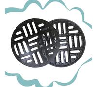 Grille De Drainage Ronde 20-70cm Caniveau Exterieur,Couvercle De Drain En Fonte, Couverture De Drainage De Tranchée De Pluie Robuste Pour Cour Balcon(66x3cm-26x1.2in)