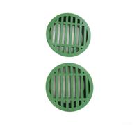 Grille de drainage ronde 3 4 pouces en plastique résistant aux intempéries | Convient pour les tuyaux de 3 et 4 pouces, plastique résistant aux intempéries, empêche les colmatages causés par les