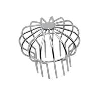 Grille de drainage ronde d'extérieur en maille résistante pour balcon, terrasse, flux d'eau, gestion des gouttières circulaires en acier inoxydable