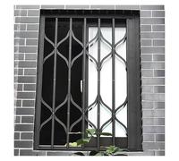 grille de fenêtre antivol Barres de sécurité pour fenêtres à domicile, Barres de sécurité rétractables pour fenêtres extérieures anti-effraction pour portes coulissantes(W20xH32in/50x80cm)