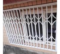 grille de fenêtre antivol Fenêtre Pliante Anti-eff Barrière de sécurité for fenêtre, avec double verrouillage et clé, for la des enfants, tout-petits(4.2x4.6ft/130x140cm)