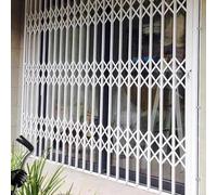 grille de fenêtre antivol Fenêtre Pliante Anti-eff Dispositifs de sécurité anti-effraction en aluminium for fenêtres, personnalisables (largeur x hauteur)(3.3x3.7ft/100x110cm)