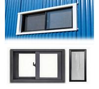 grille de fenêtre antivol Fenêtre Pliante Anti-eff Fenêtres de sous-sol avec moustiquaire et verre trempé, 20, 22, 24 26 pouces, for le remplacement fenêtres salle bain(WxH 45x73cm/18x29in)