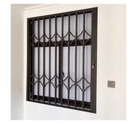 grille de fenêtre antivol Grille De Sécurité Anti-effraction Pour Fenêtre, Barres De Sécurité En Aluminium Pour Fenêtre Avec Serrure, Barrière Pliable Anti-effraction(W95xH150cm/38x59in)