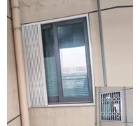 Grille de fenêtre pliable pour plus de sécurité, dispositif anti-effraction pour appartements et sous-sols, installation intérieure et extérieure