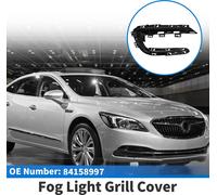 Grille De Feu Anti-Brouillard Pare-Choc Avant InfšŠrieur Couvre-Feu Anti-Brouillard No.84158997 Pour Buick Lacrosse 2019 Noir ABS 1 Pc Avant Gauche Voiture
