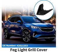 Grille De Feu Anti-Brouillard Pare-Chocs Avant InfšŠrieur Cache Feu Anti-Brouillard Insert No.42621353 Pour Buick Encore GX 2020-2023 Noir ABS 1 Pc Avant Gauche Voiture