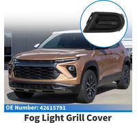 Grille De Feu Anti-Brouillard Pare-Chocs Avant InfšŠrieur Insert De Couvre-Feu Anti-Brouillard No.42615791 Pour Chevrolet Trailblazer 2021-2023 Noir ABS 1 Pc Avant Droite Voiture