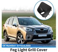 Grille De Feu Anti-Brouillard Pare-Chocs Avant InfšŠrieur Insert De Couvre-Feu Anti-Brouillard No.57731SJ050 Pour Subaru Forester 2019-2021 Noir ABS 1 Pc Avant Gauche Voiture
