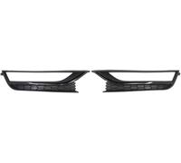 Grille de feu de brouillard de rechange pour voiture - Double pont pour VW Passat 2012-2015 - Avant gauche et droit - Lampe de feux de brouillard pour chrome (chrome droit) (paire noire brillante)