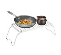 Grille De Feu De Camp, Grille De Gril De Feu De Camp,Grille De Feu De Camp Pliante En Acier Inoxydable | Grill De Barbecue Pour La Cuisson À Flamme Nue En Plein Air, Supports De Cuisson Pour Feu De Ca