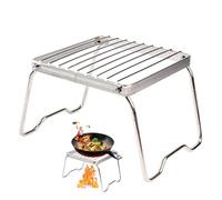 Grille de feu de camp pliable | Grille de cuisson au-dessus du feu | Appareil de cuisson | Barbecue de camping portable, équipement de cuisine, grille de barbecue, accessoires de cuisine de camping