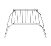 Grille de feu de Camp Pliante, Grille de Barbecue en Acier Inoxydable avec Sac de Transport, Grille de feu de Camp de Camping Portable avec Pieds Pliables pour Barbecue de Pique-Nique en