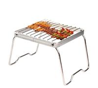 Grille de feu de camp pliante, grille de foyer,Grille de brasier en acier inoxydable - Grille de camping en acier inoxydable résistant au feu Grille de brasier de cuc
