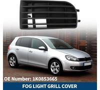 Grille De feux- Antibrouillard No.1K0853665 Pour Volkswagen Golf 2005-2009 Couvercle InfšŠrieur Avant Gauche Du Pare-Chocs Avant En ABS 1 Pc Noir