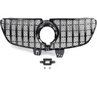 Grille de feux antibrouillard pour voitures Calandre à double pont pour pare-choc pour avant de voiture pour Benz pour Classe V W447 V260 2021 pour calandre capot(Noir)