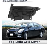 Grille De Feux De Brouillard Avant Droit Pour Nissan Versa 2020-2022 Couverture InfšŠrieure De Feux De Brouillard Avant No.622565Ee0A Abs 1 Pc
