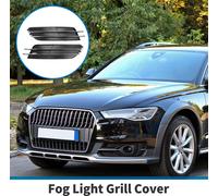 Grille De feux- De Brouillard No.4G0807681/4G0807682 20,67"X4,92" Inserts De Couvercle De feux- De Brouillard InfšŠrieurs Avant Pour Audi A6 2012-2015 Abs Noir Ton ArgentšŠ