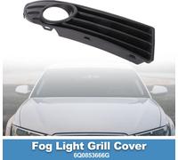 Grille De feux- De Brouillard No.6Q0853666G Inserts De Couvercle De feux- De Brouillard InfšŠrieurs Avant Pour Volkswagen Polo 2005-2009 Abs Noir Avant Droit