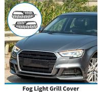 Grille De feux- De Brouillard No.8V3807681Q/8V3807681G 20,59"X5,71" Inserts De Couvercle De feux- De Brouillard InfšŠrieurs Avant Pour A3 2015-2016 Abs Noir Ton ArgentšŠ