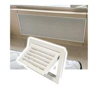 Grille de filtre à air de retour aluminium à ouverture conduit, porte amovible, couvercle ventilation retour d'air registre plinthe for paroi latérale/plafond(White HxW,20x20in)