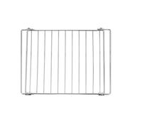 Grille de four à grille, grille de barbecue, camping, cuisson, biscuits, barbecue, acier, refroidissement, réglable, extensible, remplacement, universel(41.5X32.5X0.5CM)